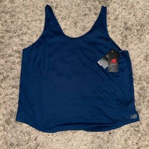 New Balance Dri Fit XL blue Sport Heather Tank